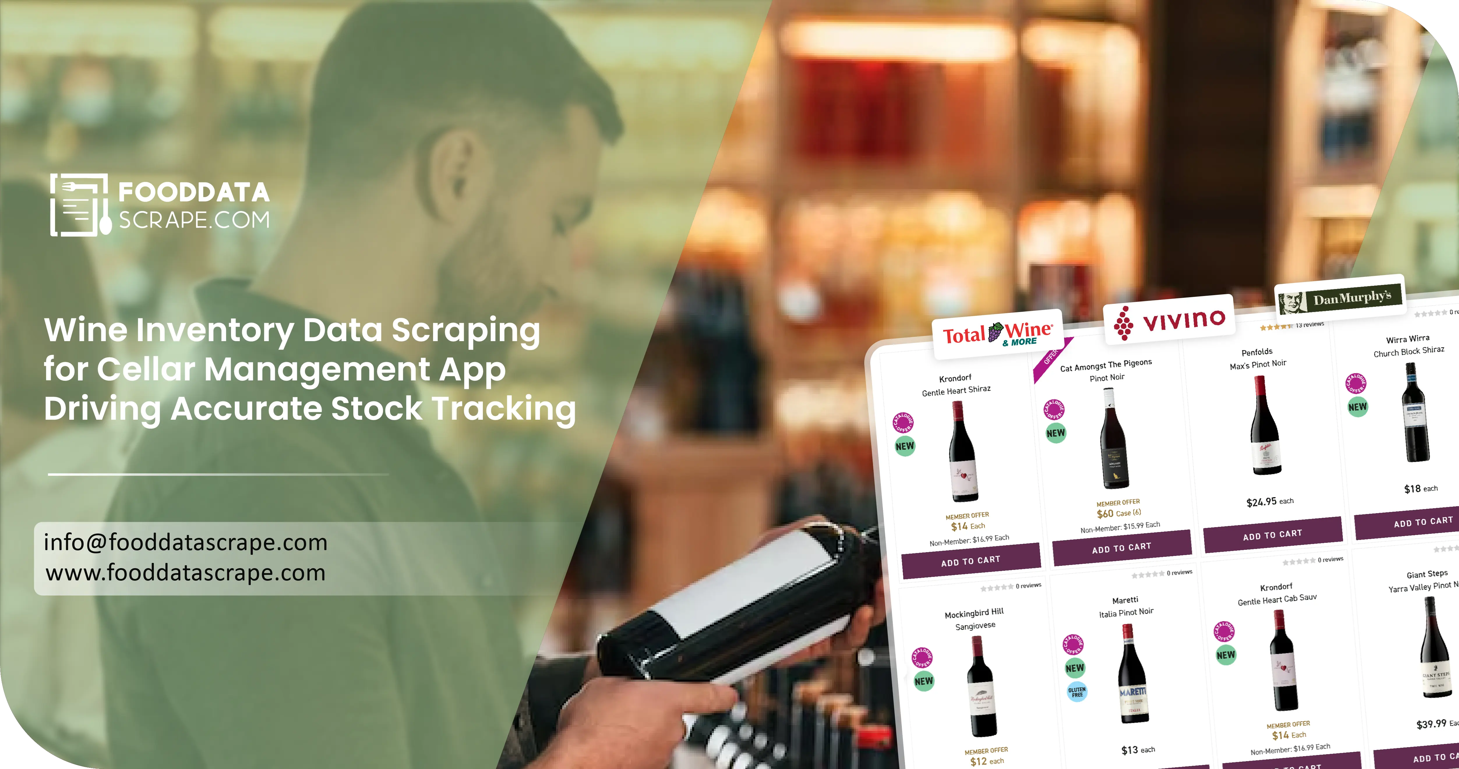 Wine Inventory Data Scraping for Cellar Management App Driving Accurate Stock Tracking